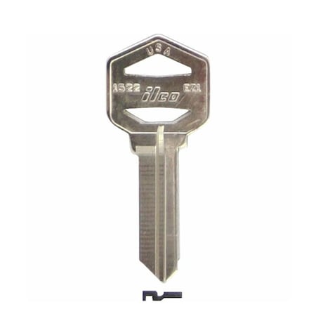 Ilco Ilco: Key Blanks, EZ1-KW1 FITS SOME IMPORTS ILCO-EZ1-KW1